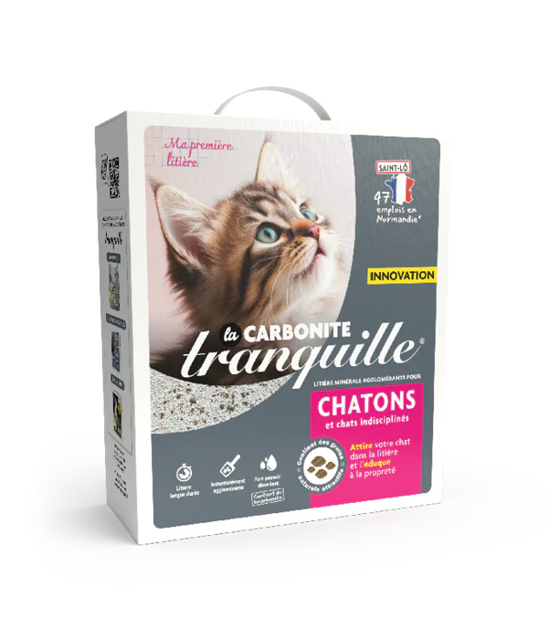 Litière Agglomérante pour chat - Litière tranquille