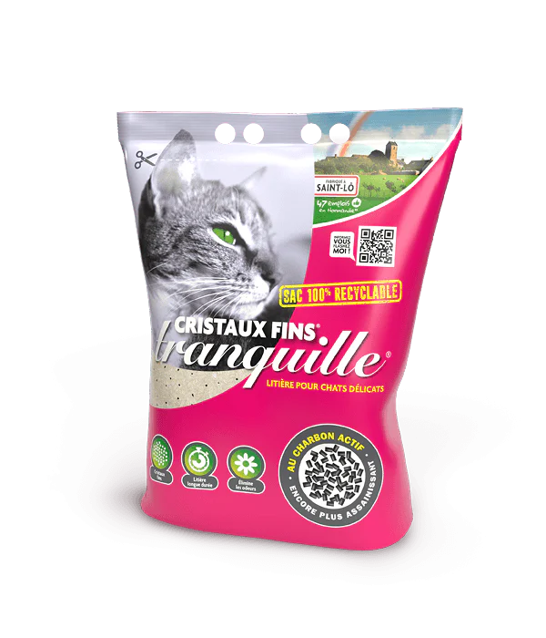Litière légère pour chat - Litière tranquille